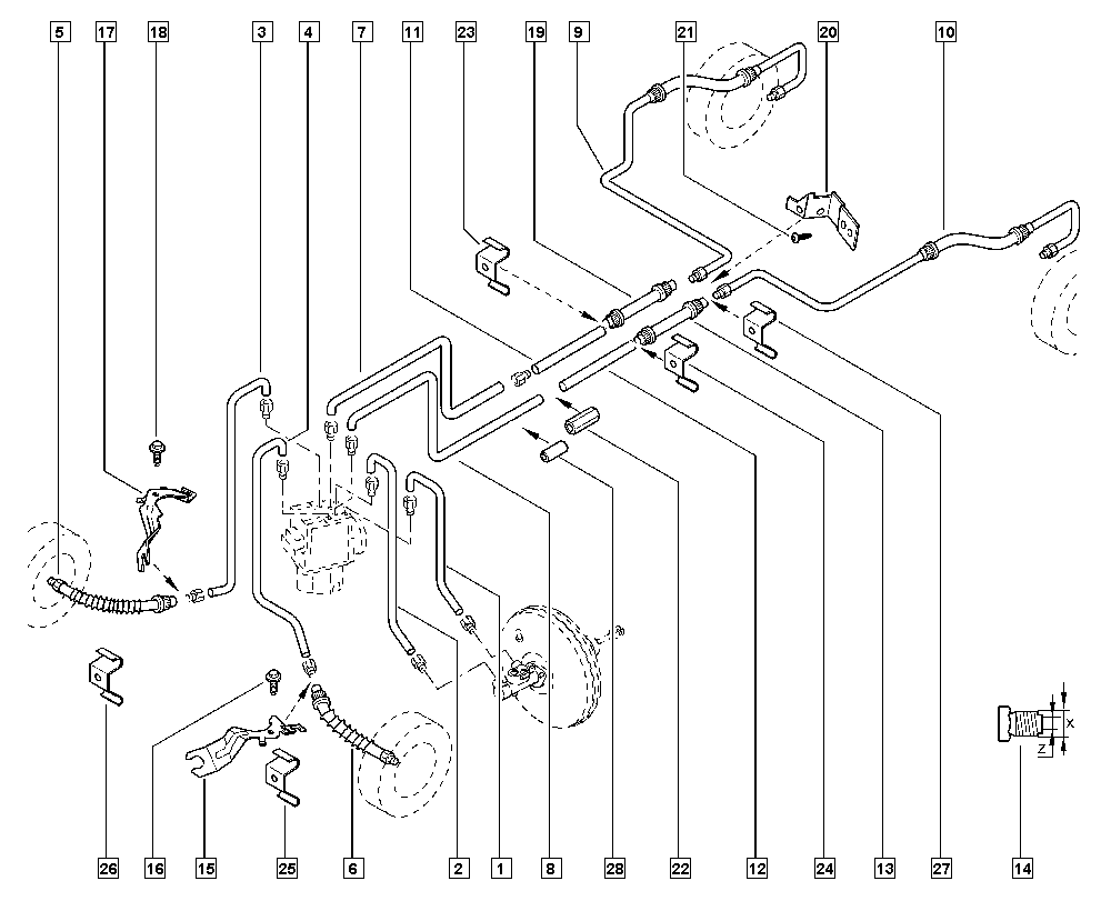 RENAULT 46316-7319R - Jarruletku inparts.fi