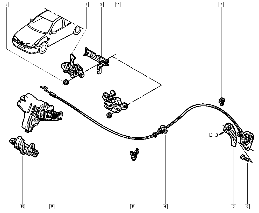 RENAULT 77 03 033 132 - Mutteri, pakosarja inparts.fi