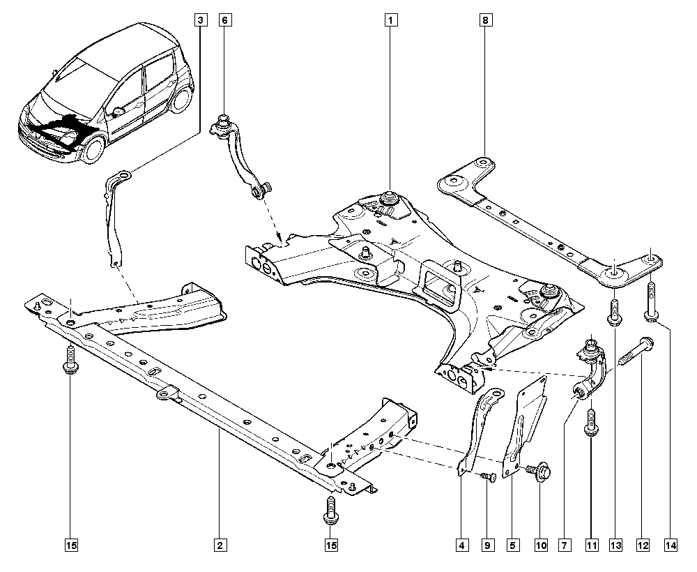 NISSAN 8200127321 - Vaihteiston ripustus inparts.fi