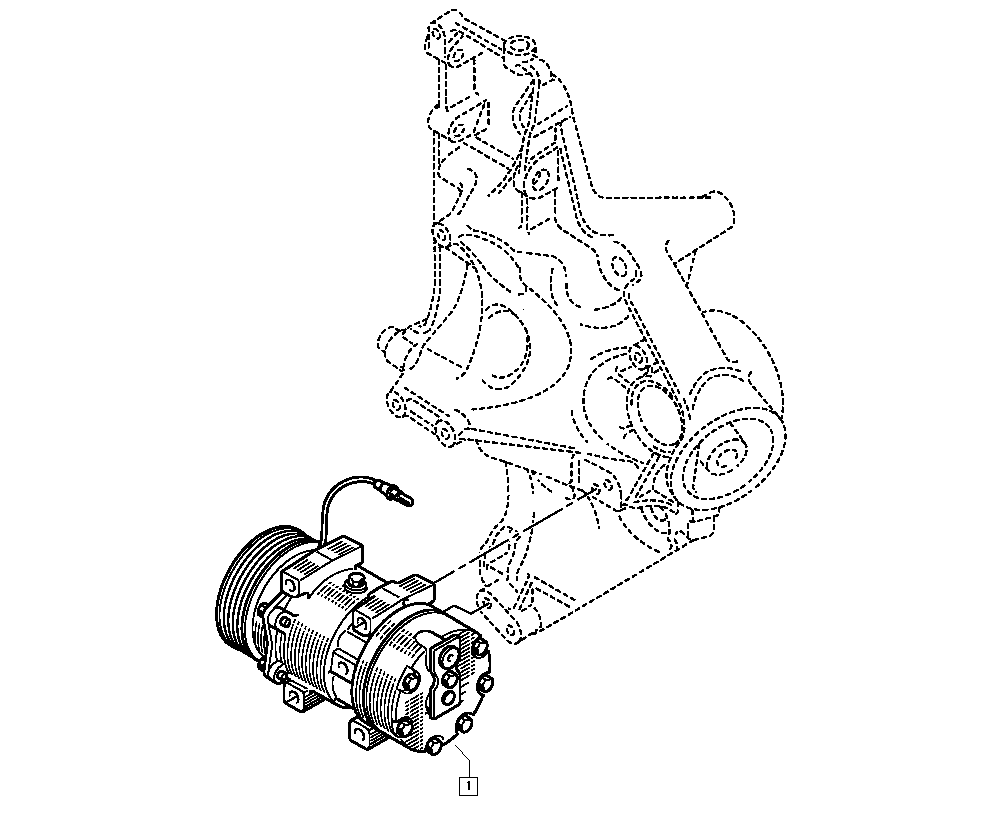 RENAULT 77 00 111 036 - Kompressori, ilmastointilaite inparts.fi