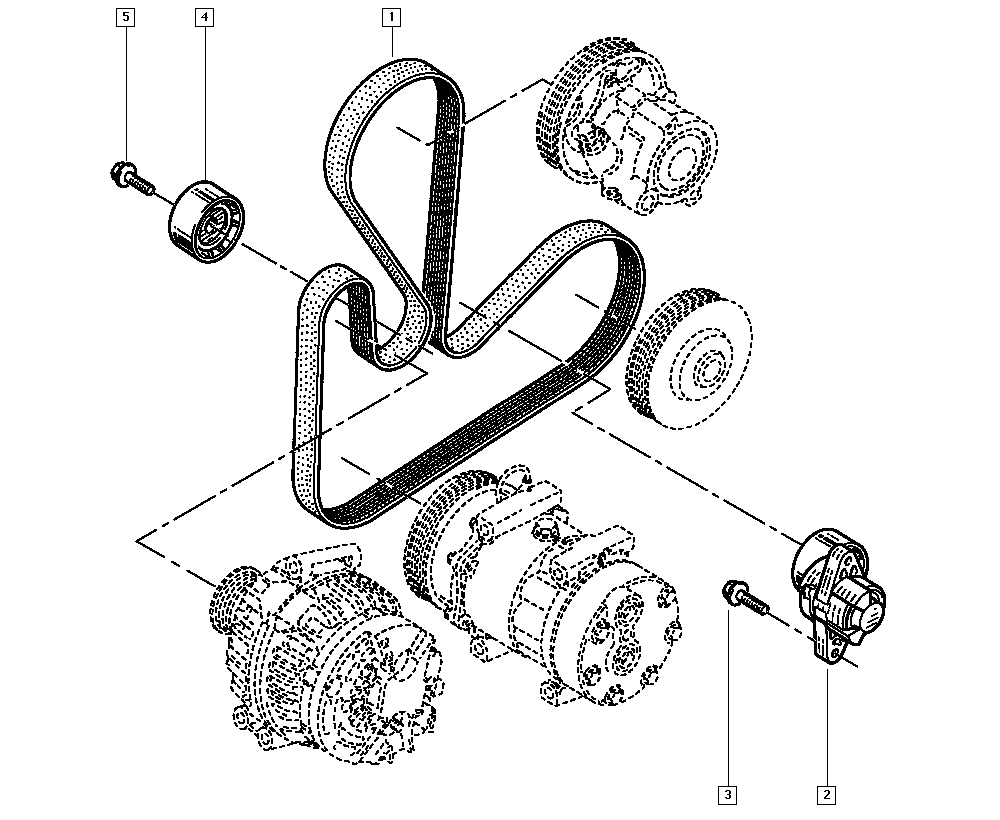 Skoda 7700101261 - Moniurahihna inparts.fi