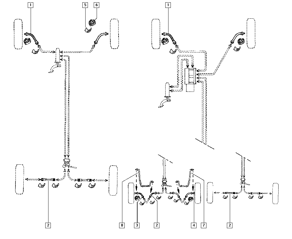 RENAULT 8200020558 - Jarruletku inparts.fi