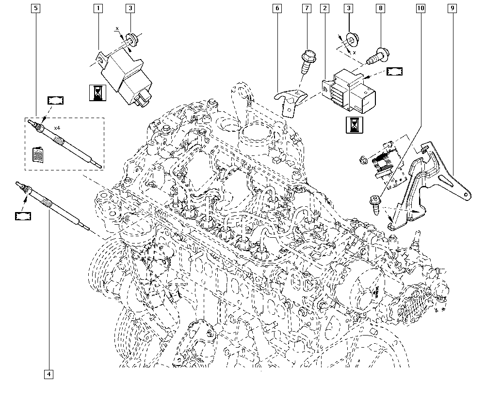 NISSAN 82 00 561 251 - Hehkutulppa inparts.fi