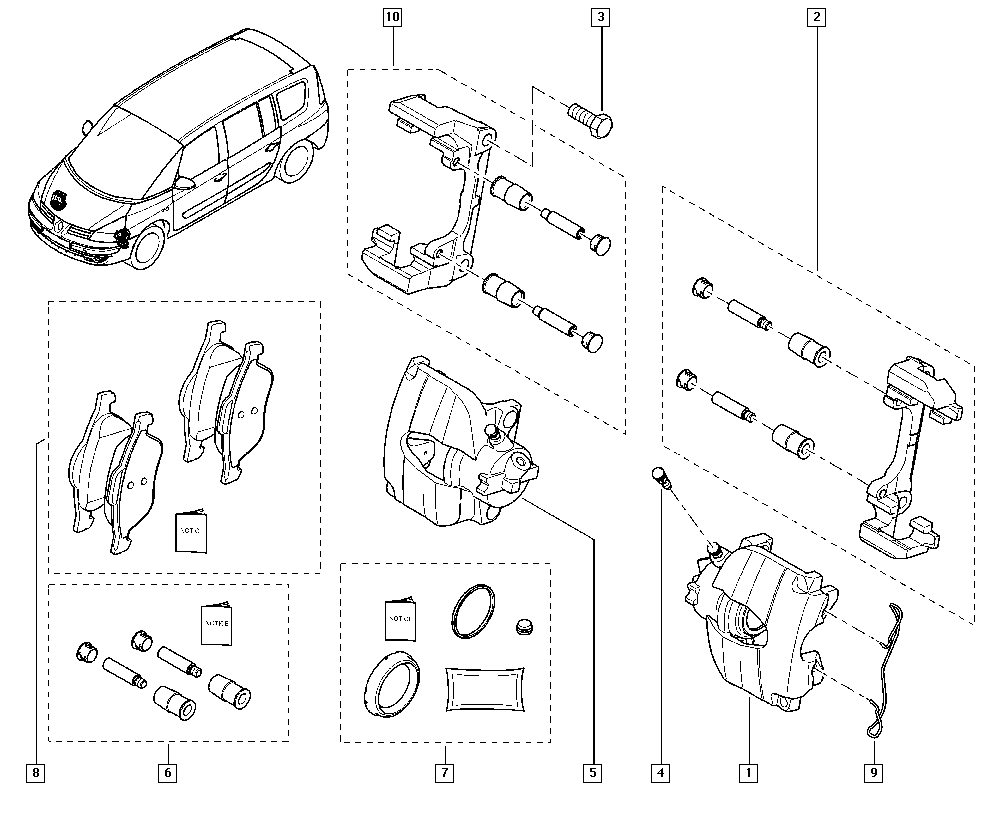 RENAULT 410607716R - Jarrupala, levyjarru inparts.fi