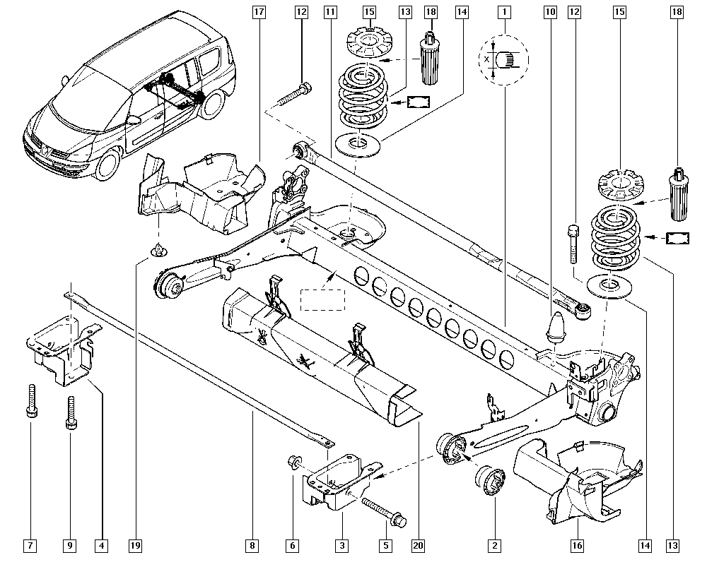 RENAULT 8200016214 - Vaimennuskumi, jousitus inparts.fi