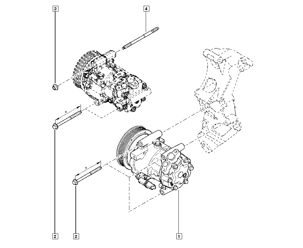 RENAULT 7711497298 - Kompressori, ilmastointilaite inparts.fi