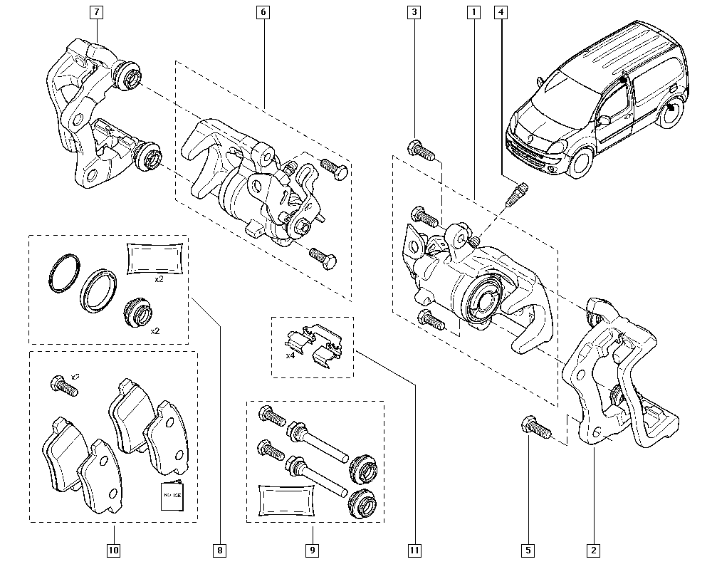 RENAULT 440604876R - Jarrupala, levyjarru inparts.fi