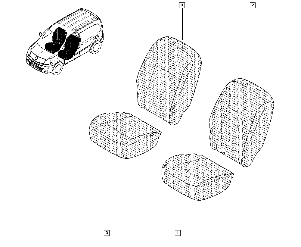 RENAULT 7701069522 - Peililasi, ulkopeili inparts.fi