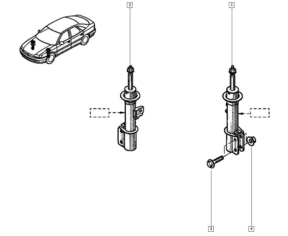 RENAULT 77 00 426 728 - Iskunvaimennin inparts.fi