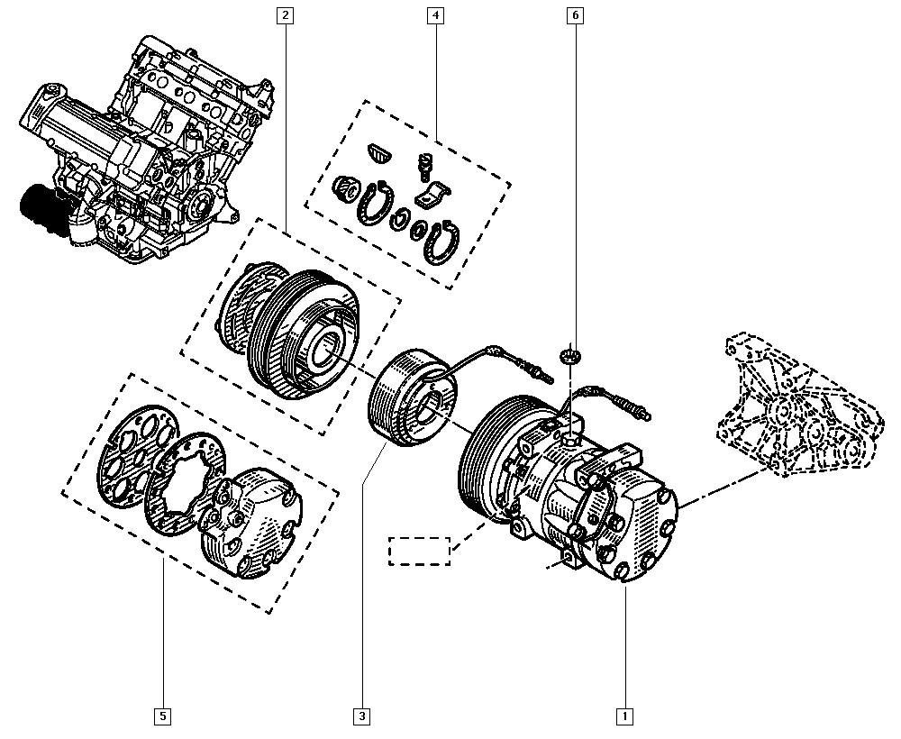 RENAULT 77 00 260 894 - Kompressori, ilmastointilaite inparts.fi