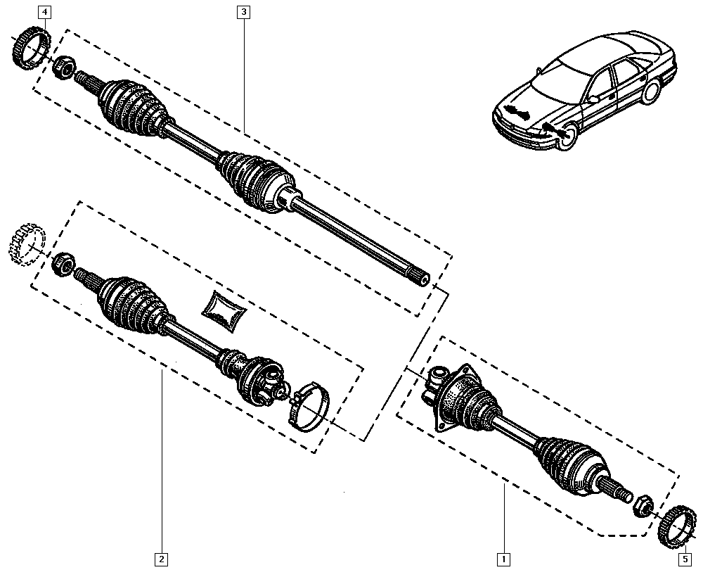 RENAULT 7700748045 - Anturirengas, ABS inparts.fi