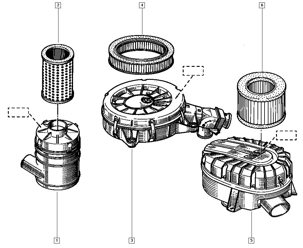 RENAULT 89 33 001 795 - Ilmansuodatin inparts.fi