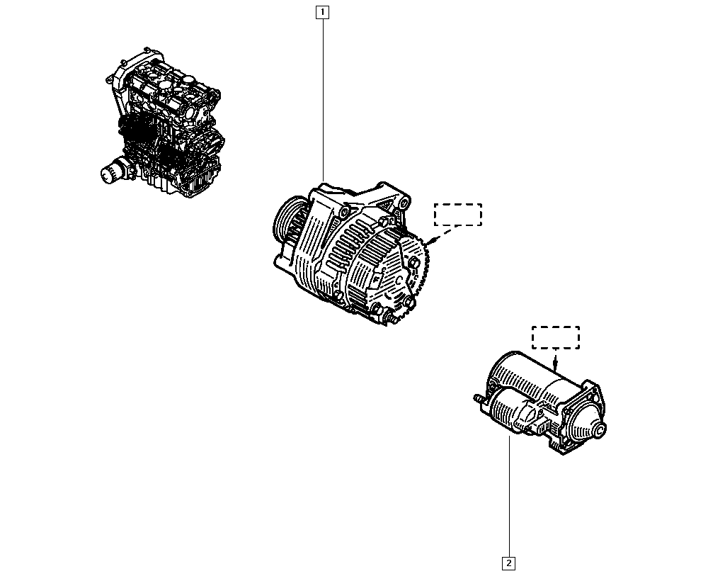 RENAULT 7701499612 - Laturi inparts.fi