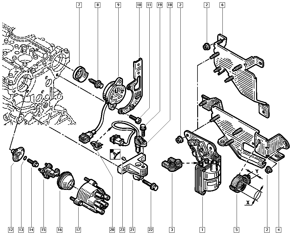 RENAULT 7401275174 - Sytytyspuola inparts.fi