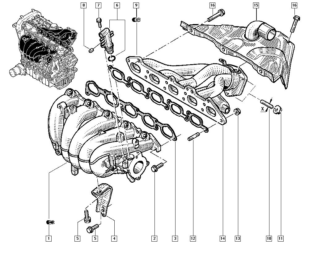 RENAULT 74 39 146 313 - Tiiviste, pakosarja inparts.fi