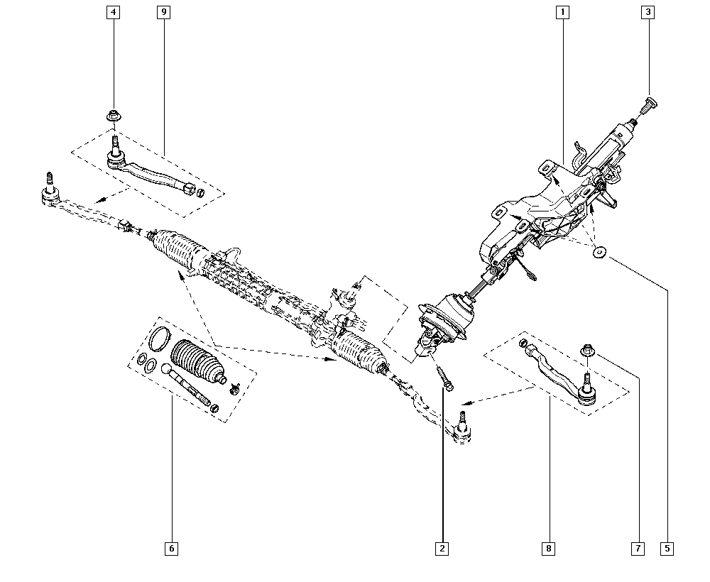 RENAULT 4852 015 02R - Raidetangon pää inparts.fi