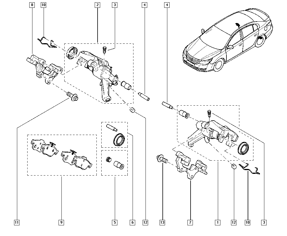 RENAULT 440608281R - Jarrupala, levyjarru inparts.fi