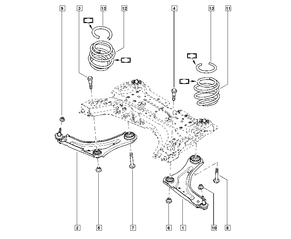 RENAULT 54500-9246R - Tukivarsi, pyöräntuenta inparts.fi