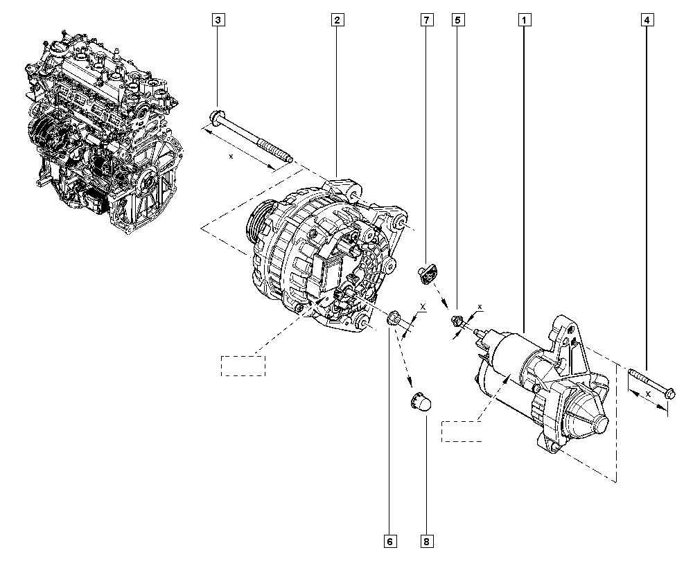 NISSAN 23300-6508R - Käynnistinmoottori inparts.fi