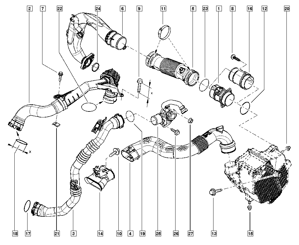 RENAULT 8201089106 - Tiivisterengas inparts.fi