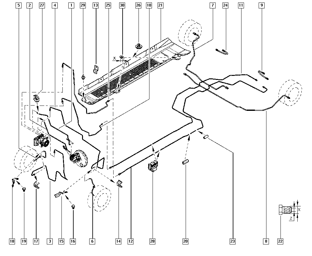 RENAULT 462106581R - Jarruletku inparts.fi