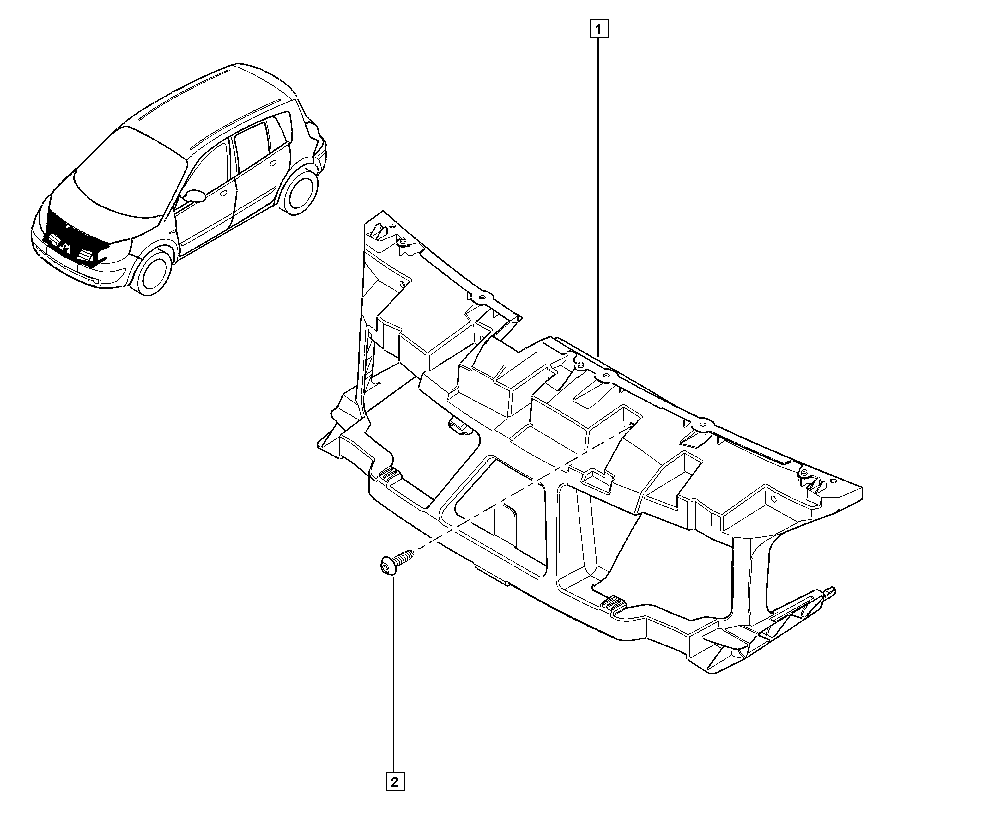 RENAULT 8200140174 - Keulapaneeli inparts.fi