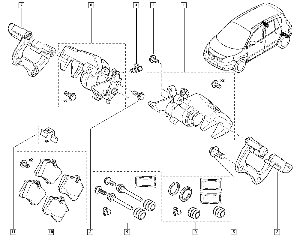 RENAULT 7701208257 - Jarrusatula inparts.fi