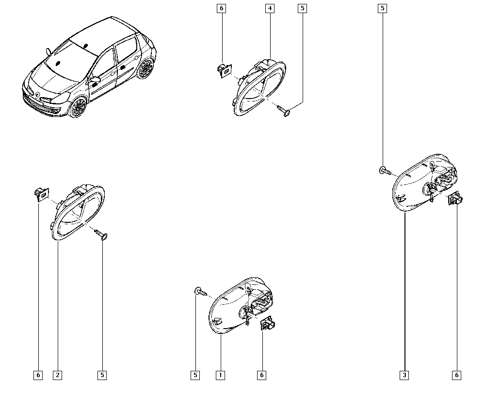 Opel 8200310580 - CONT-RH DOOR OPEN, inparts.fi