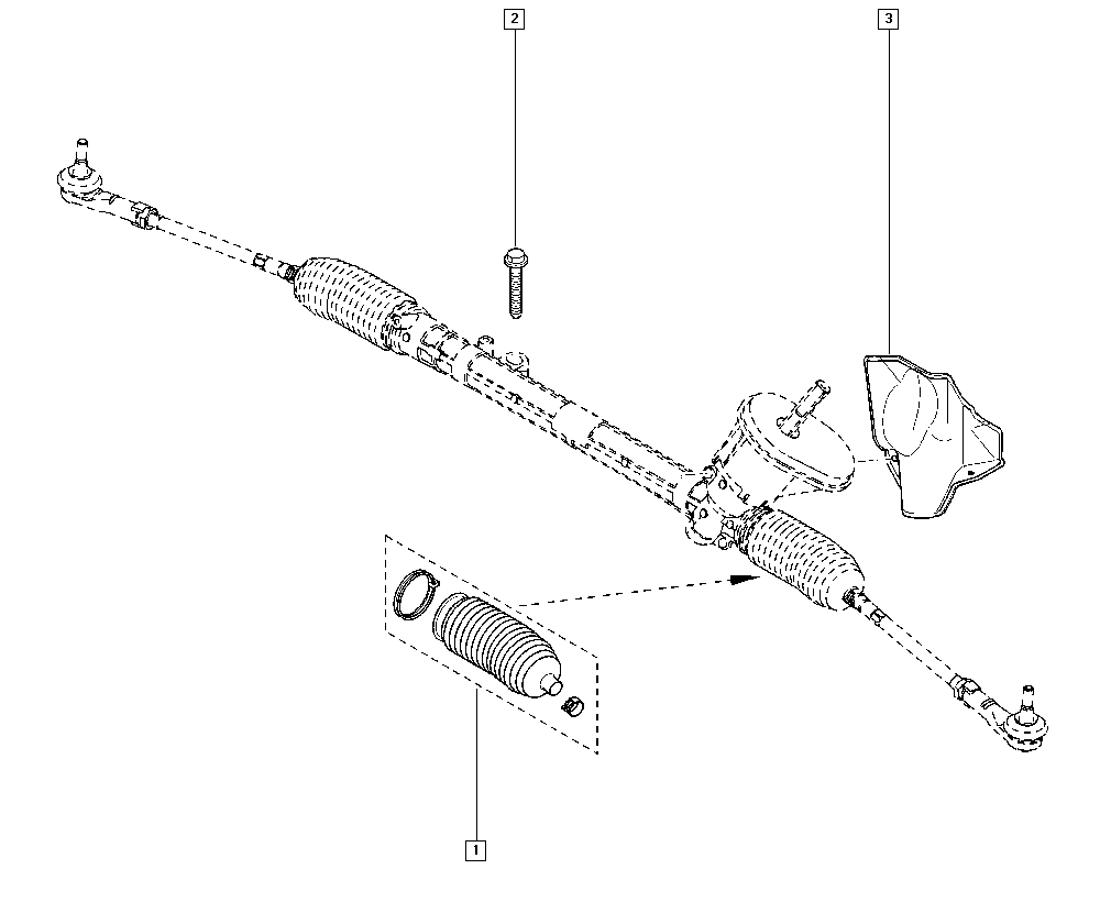 RENAULT 77 01 475 840 - Paljekumisarja, ohjaus inparts.fi