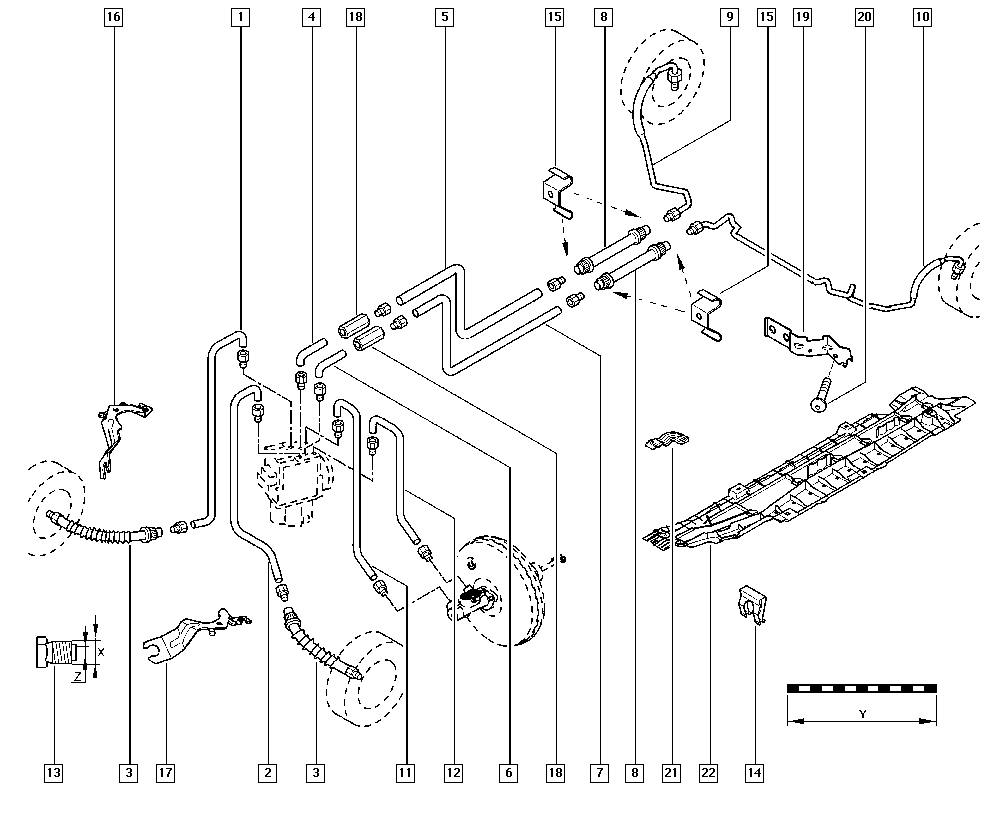 RENAULT 8200781807 - Jarruletku inparts.fi