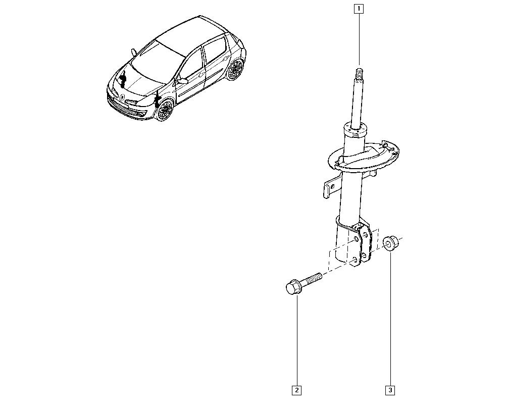 RENAULT 82 00 676 026 - Iskunvaimennin inparts.fi