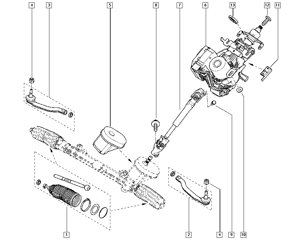 RENAULT 48 52 046 80R - Raidetangon pää inparts.fi