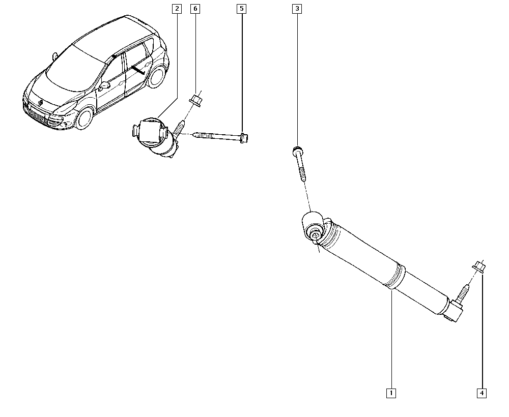 RENAULT 56 21 000 28R - Iskunvaimennin inparts.fi