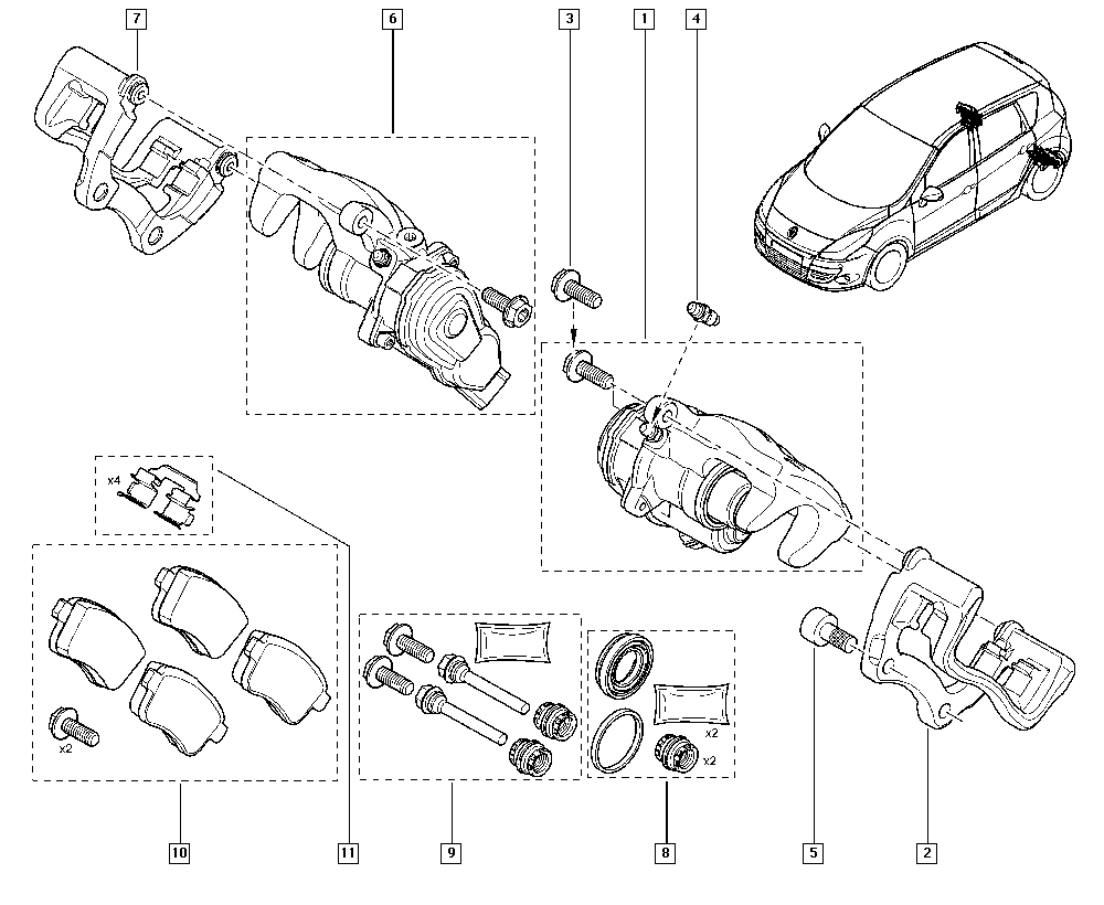 RENAULT 440608061R - Jarrupala, levyjarru inparts.fi