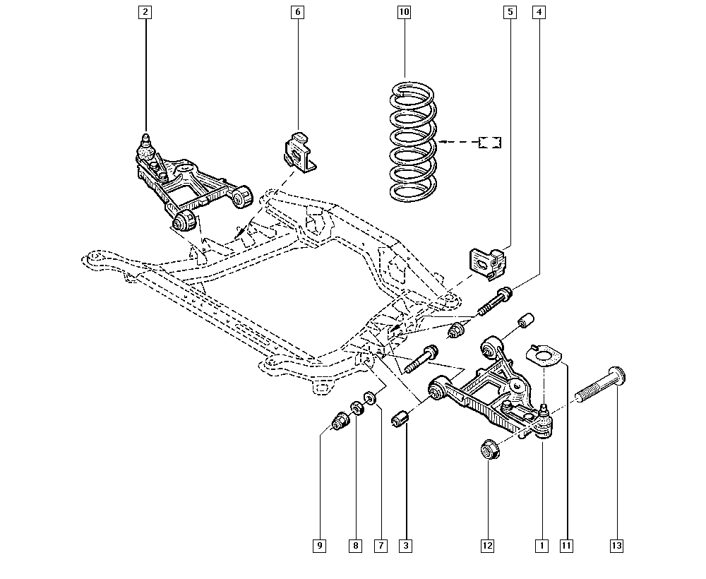 NISSAN 8200737133 - Tukivarsi, pyöräntuenta inparts.fi