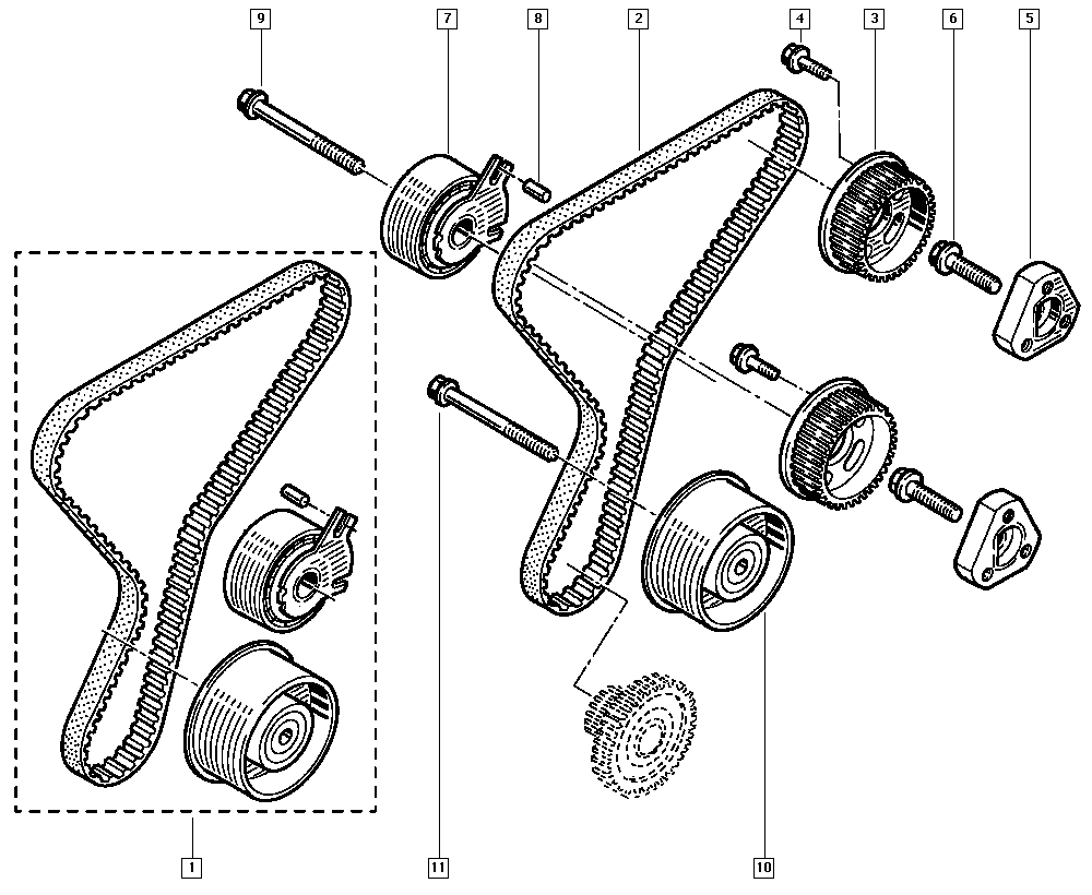 Opel 8200004593 - Ohjainrulla, hammashihna inparts.fi