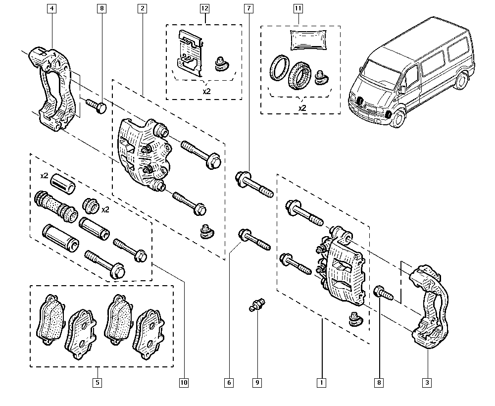 RENAULT 77 01 207 339 - Jarrupala, levyjarru inparts.fi