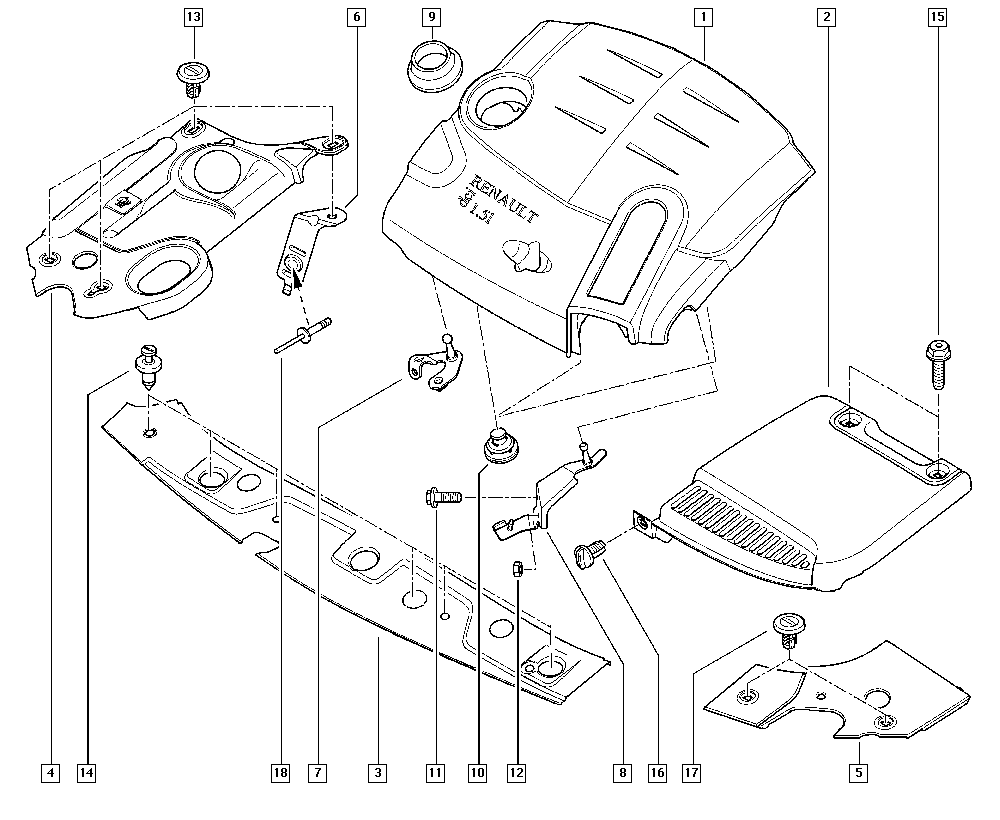 RENAULT 77 01 056 972 - Moottorin tuki inparts.fi