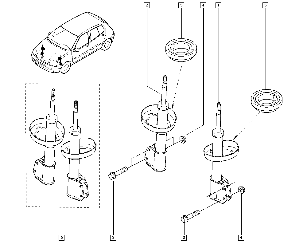 RENAULT 8200662261 - Iskunvaimennin inparts.fi