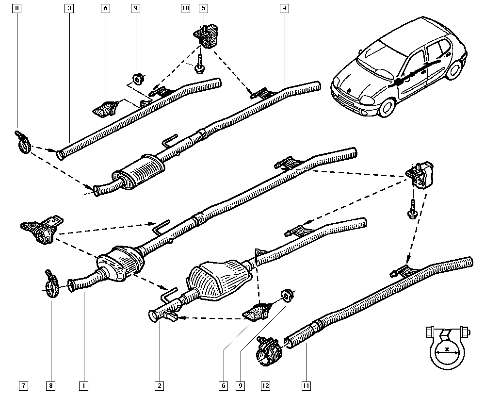 RENAULT 7700424341 - Laakerin holkki, vakaaja inparts.fi