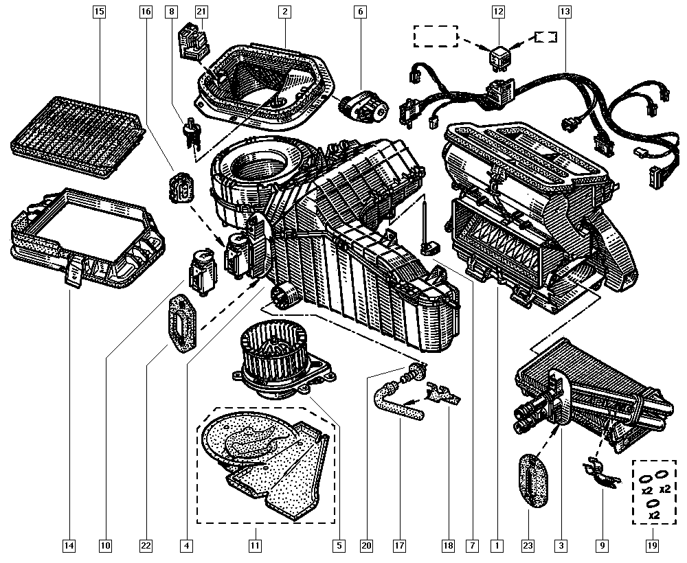 Mercedes-Benz 7701038558 - Paisuntaventtiili, ilmastointilaite inparts.fi