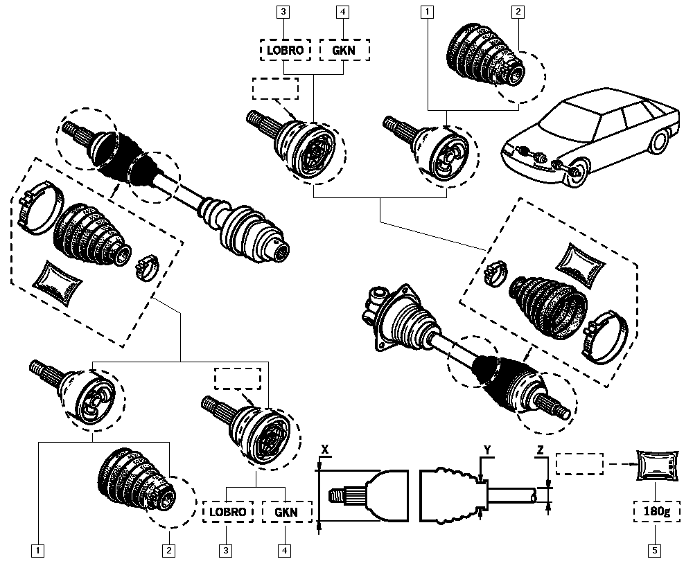 RENAULT TRUCKS 7701035088 - Paljekumi, vetoakseli inparts.fi