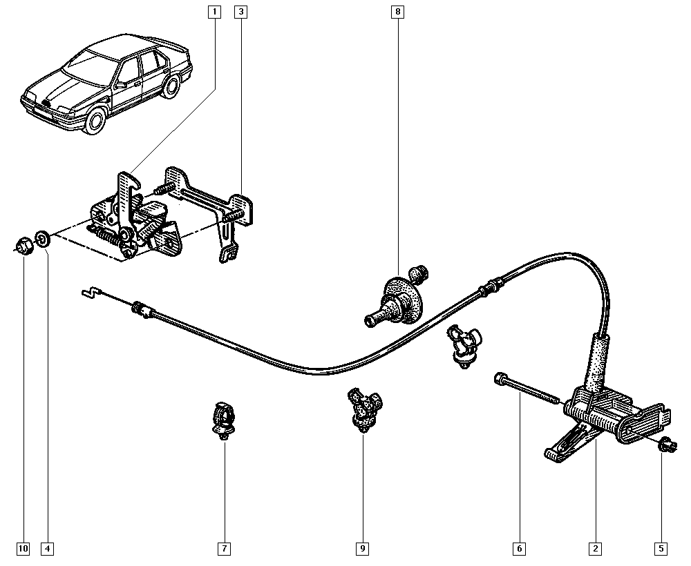 RENAULT 77 03 034 237 - Mutteri inparts.fi