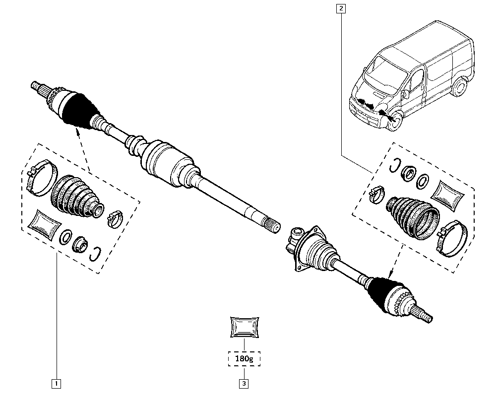 NISSAN 77014-73176 - Paljekumi, vetoakseli inparts.fi