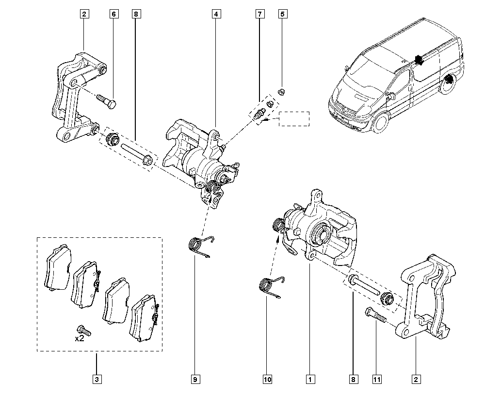 Opel 7701054772 - Jarrupala, levyjarru inparts.fi