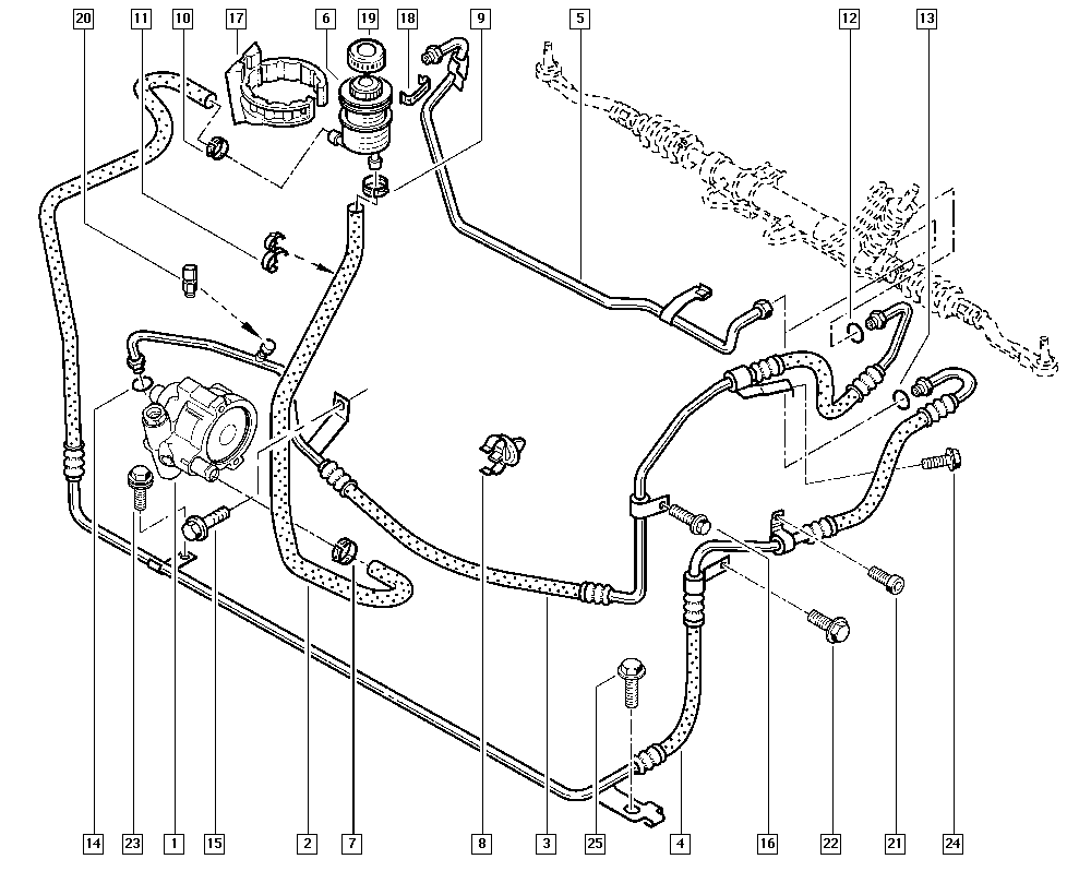 RENAULT 497610324R - Painekatkaisija, servo-ohjaus inparts.fi