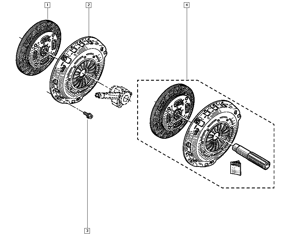 RENAULT 77 01 475 311 - Kytkinpaketti inparts.fi