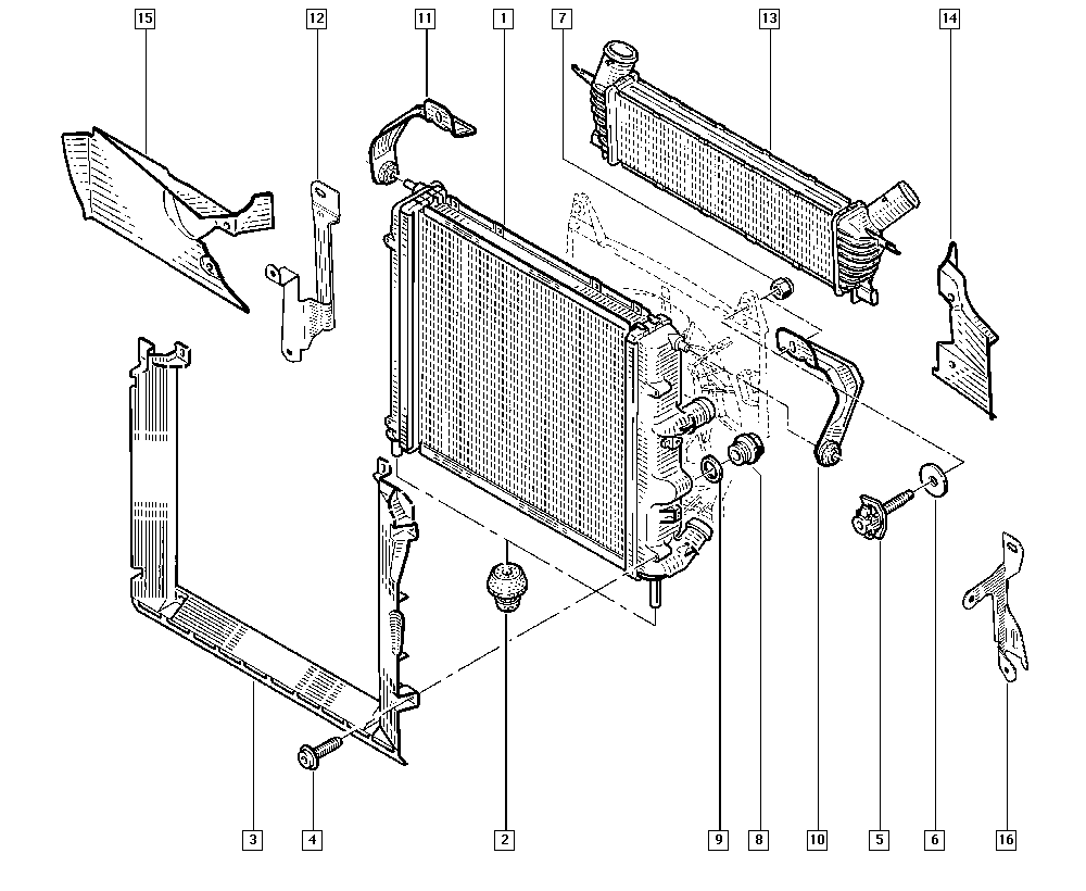 PEUGEOT 8200732390 - Välijäähdytin inparts.fi