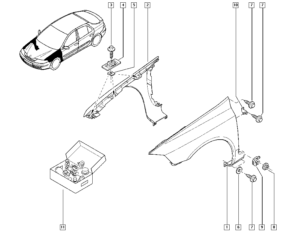 RENAULT 8201094795 - Lokasuoja inparts.fi