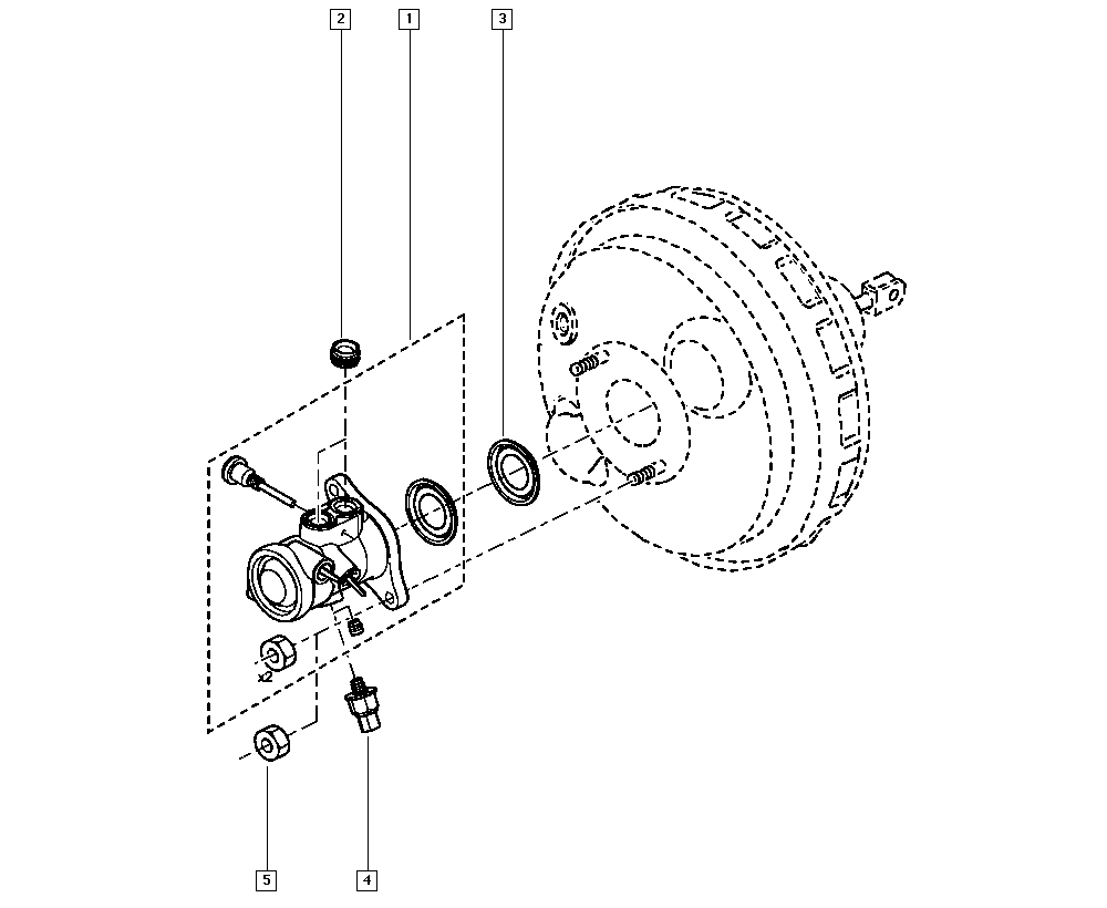 RENAULT 7701207170 - Jarrupääsylinteri inparts.fi